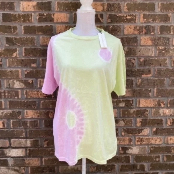 DAYDREAMER LA lotus YIN YANG WEEKEND Womens TEE Shirt Size Large NEW 90s 00s. - Picture 3 of 6